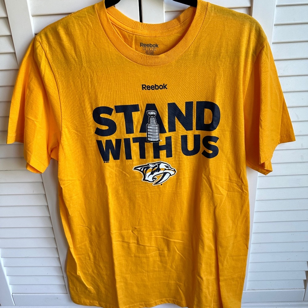 Nashville Predators Gold Tee